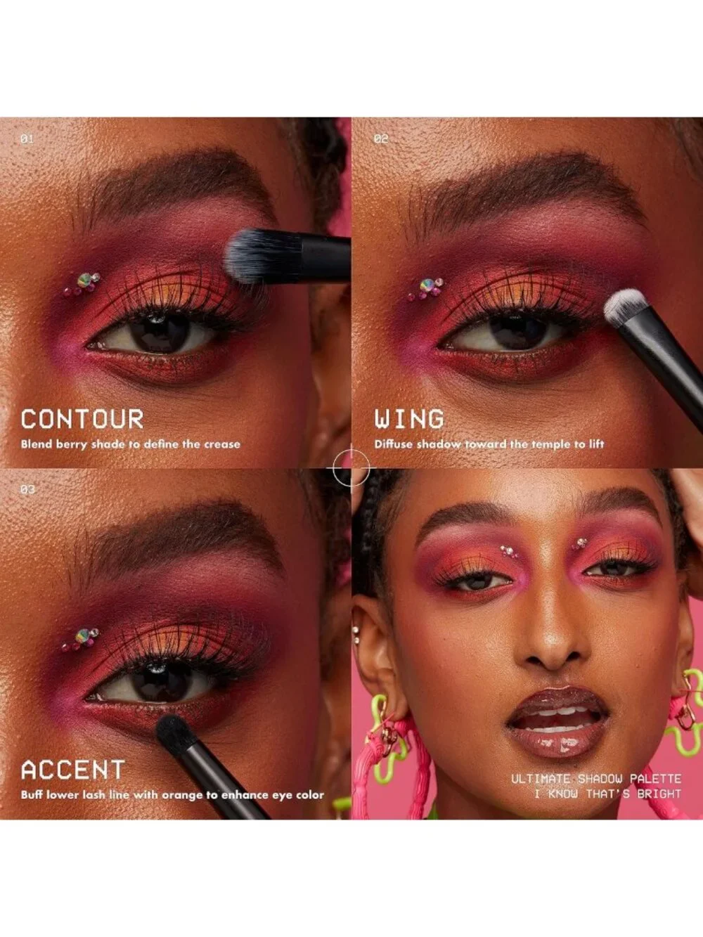 Vibrant Eyeshadow Palette - Ultimate Color Collection for Bold Eye Looks